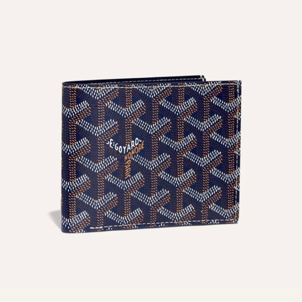 Goyard victoire wallet navi blue